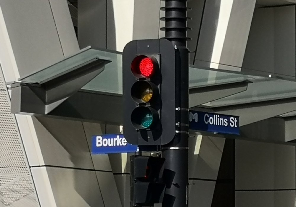Corner of Bourke and Collins